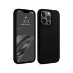 Bix iPhone 16 Pro Silikon Kılıf MagSafe Uyumlu Güçlü Koruma Darbe Emici Siyah