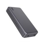 Bix PB205 20000MAH Pd 20W Çift Usb-C Portlu Hızlı Şarj Destekli Taşınabilir Metal Powerbank Koyu Gri