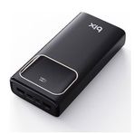 Bix PB303 30000 mAh 60W Usb Type-C Pd Hızlı Şarj Destekli Led Göstergeli Siyah Powerbank