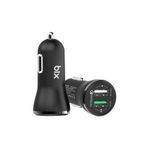 Bix Qualcomm BX-2UA Siyah 3.0 Akıllı Hızlı Araç Şarjı