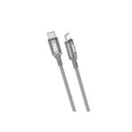 Bix T3CC-BK 60 Watt Gri Type-C Örgülü Şarj Kablosu