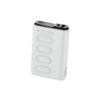 Bix TPB15 10000 mAh PD 20W USB-C USB-A QC 3.0 22.5W Beyaz Süper Hızlı Şarj Destekli Dijital Ekranlı Mini Powerbank