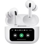 Bix Tw8 Soundcraft Anc/enc Destekli Dokunmatik Dijital Ekranlı Bluetooth 5.4 Tws Kulak Içi Kulaklık Beyaz