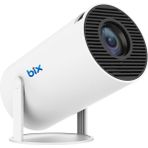 Bix Vega Android Projeksiyon Cihazı HD 1280×720 4K Desteği 170 ANSI Lümen Wifi Bluetooth Mini Akıllı Projektör - Beyaz