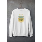 Biy Store Diego Maradona Sırt 10 Numara Milli Takım Forma Baskılı Unisex Bisiklet Spor Sweatshirt - XL - Beyaz