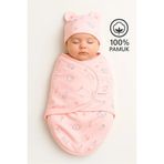 biyan collection %100 Pamuk Kundak, 0-3 Ay Bebek İçin, Cırt Cırtlı, Yumuşak Nefes Alan Penye Kumaş