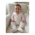 biyan collection Erkek Bebek Yelekli Papyonlu Mevlüt Takımı Lüks Özel Gün Hediyelik Mevlütlük Set 0 - 3 Ay