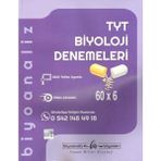 Biyoanaliz Yayınları TYT 60x6 Biyoloji Denemeleri