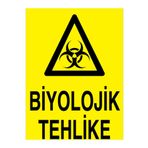 Biyolojik Tehlike Uyarı Tabelası - 50x70 Alüminyum Kompozit Panel - Dİ53