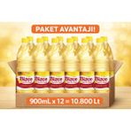 Bizce Ayçiçek Yağı 900 ml x 12 Adet - 10,8 Litre Ekonomik Aile Paketi - 10,8 lt