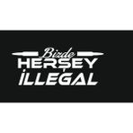 Bizde Herşey Illegal Sticker, Araç Arka Cam Yazıları - belirtilmemiş - Beyaz