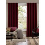Bizden Perde Bordo Blackout Işık Geçirmez Fon Perde Pilesiz Karartma Güneş (Enxboy) - 400 x 260 cm