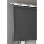Bizden Perde Mat Antrasit Kumaş Kaliteli Kalın Güneşlik Stor Perde - 90 x 260 cm