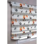 bizdenperde Etekli Galatasaray Taraftar Aslan Desenli Genç Odası Zebra Stor Güneşlik Perdeler