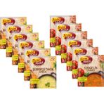 Bizim Mutfak Ezogelin ve Şehriyeli Tavuk Çorbası 12 Li Karma Paket - 80 gr