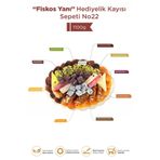 Bizim Yöre 1,1 kg Fiskos Yanı Hediyelik Kuru Meyve Kayısı Tabağı Sepeti