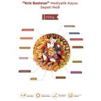 Bizim Yöre 2,1 kg Kriz Bastıran Kuru Meyve Tabağı Hediyelik Kayısı Sepeti