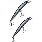 Bizimevde 10 cm 8,4 gr Rapala Balık Yemi Kurşun Arkası Olta Yem Seti Karbon Çelik Iğne 9 Renk - 5