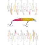 Bizimevde 7,5 cm 4,5 gr Rapala Balık Yemi Kurşun Arkası Olta Yem Seti Karbon Çelik Iğne 5 Renk - 2