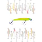 Bizimevde 7,5 cm 4,5 gr Rapala Balık Yemi Kurşun Arkası Olta Yem Seti Karbon Çelik Iğne 5 Renk - 3