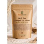 BİZİMHEKİM ŞİFA EVİ 100 Gr Tane Karnıyarık Otu Tohumu / Glutensiz / Psyllium Seeds - Katkısız & Doğal