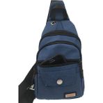 Bizoon 3472 Kanvas Kumaş Erkek Body Bag Çanta - Lacivert