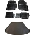 Bizymo Honda City Sedan 2009+ Havuzlu Paspas ve Bagaj Seti Bizymo - Siyah
