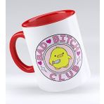 BK 1 Gift Bad Bitch Club Tasarımlı Kırmızı Kupa Bardak