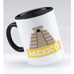 BK 1 Gift Mexico Tasarımlı Siyah Kupa Bardak