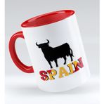 BK 1 Gift Spain Tasarımlı Kırmızı Kupa Bardak