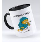 BK 1 Gift Umrumda Değil Tasarımlı Siyah Kupa Bardak