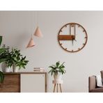 BK 137 Gift Dekoratif 45 cm Ahşap Duvar Saati