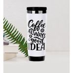 BK 21 Gift Coffee Tasarımlı Çelik Termos Bardak