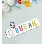 BK 28 Toys Çocuklara Özel İsimli Figürlü Ahşap Eğitici Yapboz Puzzle