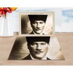 BK 3 Home Atatürk Silüet Tasarımlı 1000 Parça Profesyonel Puzzle