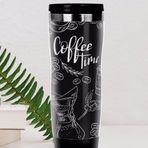 BK 31 Gift Coffee Tasarımlı Çelik Termos Bardak
