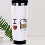 BK 35 Gift Coffee Tasarımlı Çelik Termos Bardak
