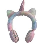 Bk-681 Peluş unicorn Kablosuz 5.0 Mikrofonlu Sd Kart Girişli Kulak Üstü Bluetooth Kulaklık