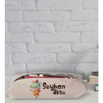 BK 8 İsme Özel Keten Bez Kalemlik
