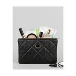 BK Bags & Accessories Kapitone Tasarım Çok Amaçlı Makyaj ve Kişisel Bakım Çantası