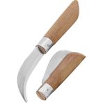 BK Commerce Aşı Bıçağı Bağ Bıçağı 22 cm No:3 Paslanmaz Ceviz Aşı Çakısı - Kahverengi