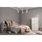 BK Concept G-YD-1010-Ç Beyaz 65 cm 4 Kapaklı Raflı Giysi Dolabı
