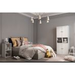 BK Concept G-YD-1017-Ç Beyaz 65 cm 4 Kapaklı Raflı Giysi Dolabı