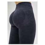 BK Dikişsiz Push Up Toparlayıcı Batik Desen Spor Tayt