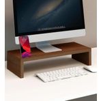 BK Gift Ahşap Telefon Bölmeli Monitör Yükseltici Stand