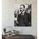 BK Gift Atatürk Tasarımlı Kanvas Tablo-51 30X50CM - 30 x 50 cm - Renkli