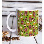 BK Gift Beyaz Yılbaşı Tasarımlı 8 Kupa