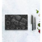 BK Gift Cam Kesme ve Sunum Tablası 20x30cm Model 14