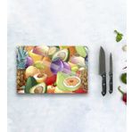 BK Gift Cam Kesme ve Sunum Tablası 20x30cm Model 8