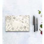 BK Gift Cam Kesme ve Sunum Tablası 20x30cm Model 9